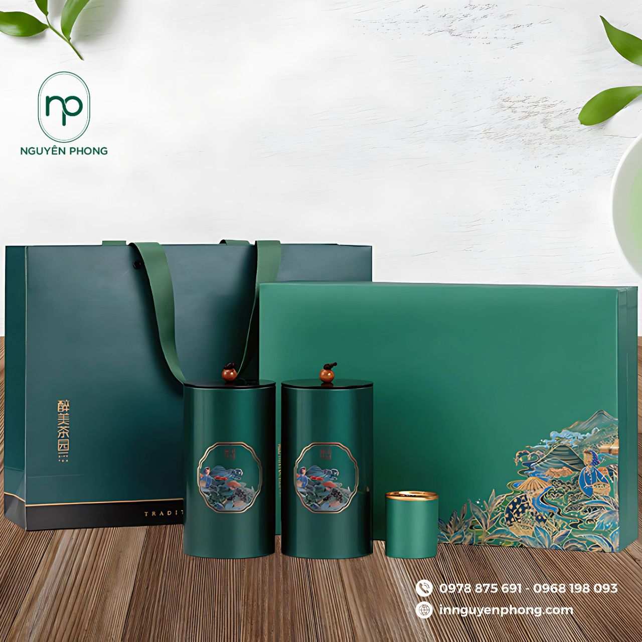 Bao bì hộp đựng trà thảo mộc